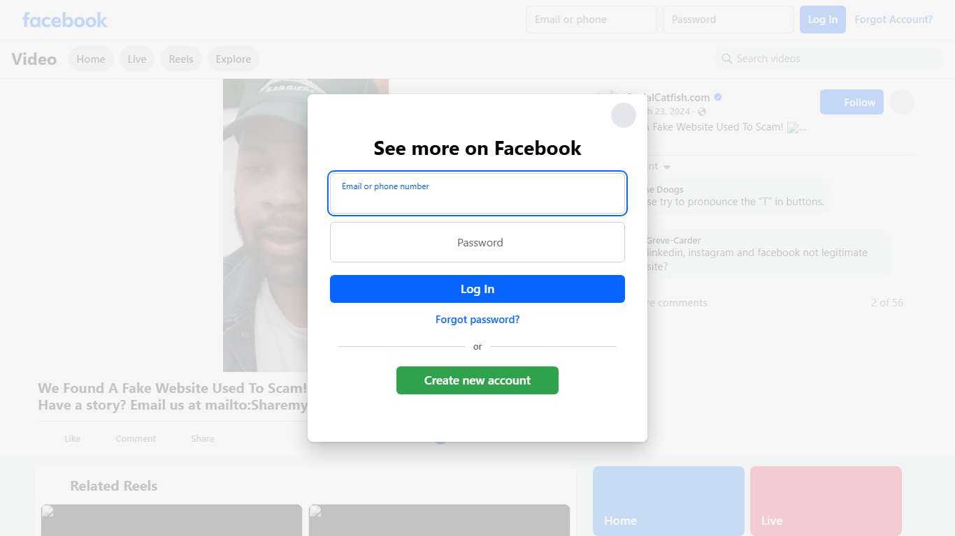 We Found A Fake Website Used To Scam! 🚩 • • ⁠ ⁠Save for later! 📌 👉 Have a story? Email us at mailto:Sharemystory@socialcatfish.com 👉 Want to know if you’re talking to the REAL person? Get help from our Search Specialists: http://socialcatfish.com/hire-us⁠ 👉 Use our Reverse Search Tools & more: http://SocialCatfish.com ========================= #fake #website #redflags #victim #onlinedating #relationship #reveal #socialcatfish SocialCatfish.com Facebook